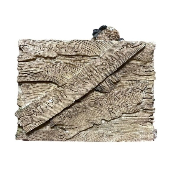 Boyds Bears & Friends Figurine Miss Bruin & Bailey... The Lesson VTG - Picture 3 of 6